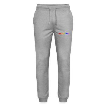 Daddy cool - Pantalon de jogging bio MOVER Stanley/Stella unisexe - gris chiné - Devant - Marisol (170cm) & Nik (191cm)