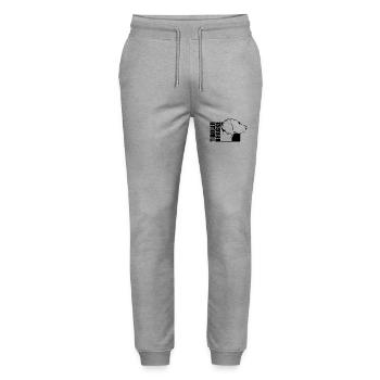 Tiroler Bracke Profil Jagdhund Hunde Hund Wilsigns - Stanley/Stella Unisex Bio Jogginghose Mover  - Grau meliert - Vorne - Marisol (170cm) & Nik (191cm)