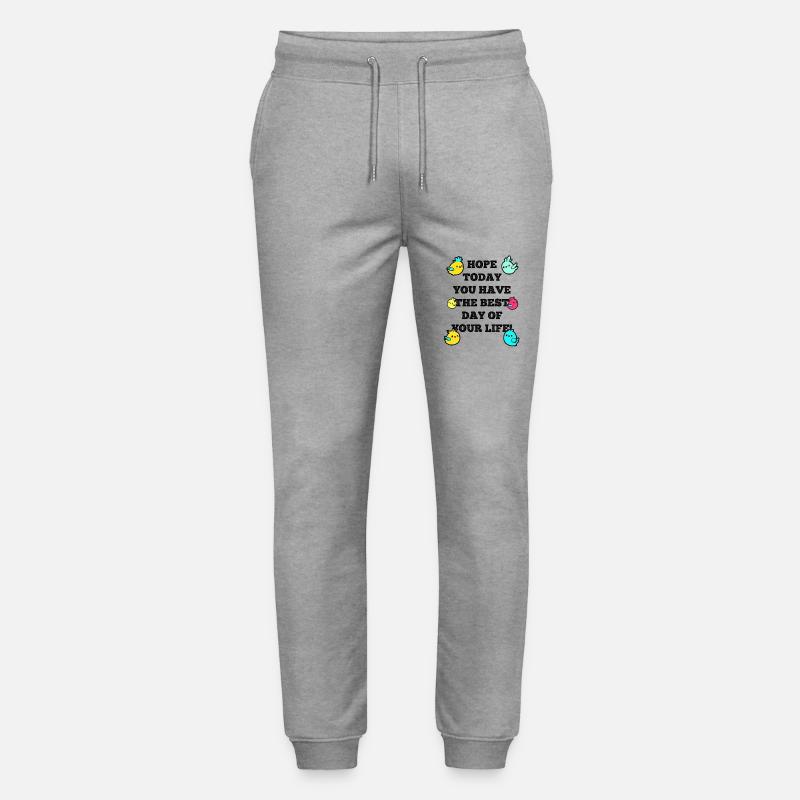 Hope today - Stanley/Stella Unisex Bio Jogginghose Mover  - Grau meliert