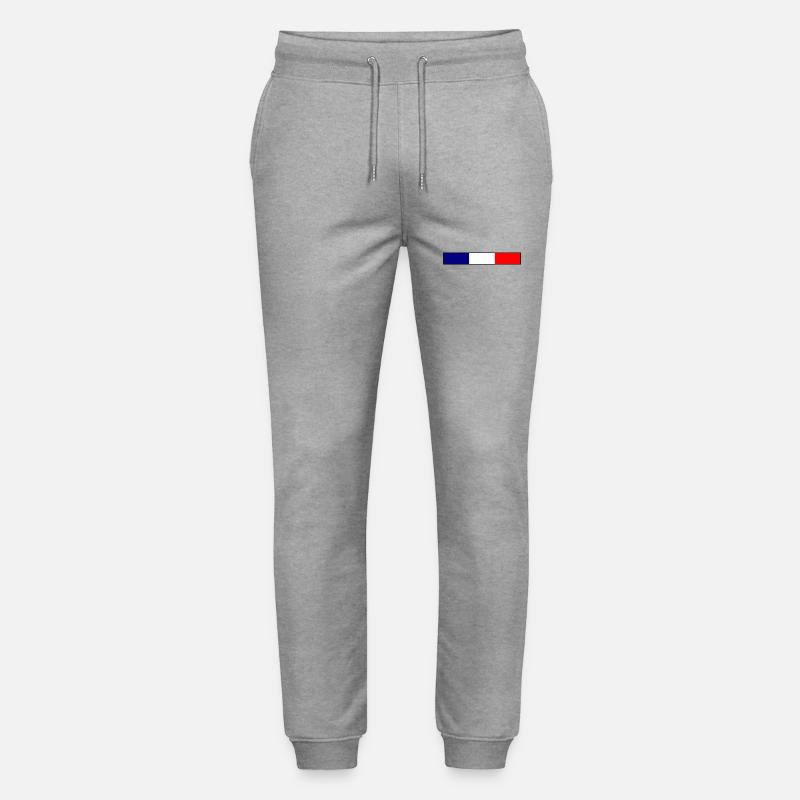 Frankreich - Stanley/Stella Unisex Bio Jogginghose Mover  - Grau meliert