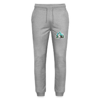 Anime / Comic / Japanese / Animation / Cartoon - Stanley/Stella Mover Unisex Organic Jogging Trousers - heather grey - Front - Marisol (170cm) & Nik (191cm)