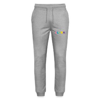 Name - Clara - Stanley/Stella Mover Unisex Organic Jogging Trousers - heather grey - Front - Marisol (170cm) & Nik (191cm)