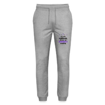 Skaterin Spruch Skating Lustiges Skaterin Geschenk - Stanley/Stella Unisex Bio Jogginghose Mover  - Grau meliert - Vorne - Marisol (170cm) & Nik (191cm)