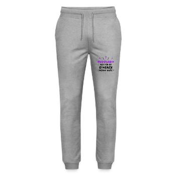 Podologin Spruch Fußpflegerin Podologin Geschenk - Stanley/Stella Unisex Bio Jogginghose Mover  - Grau meliert - Vorne - Marisol (170cm) & Nik (191cm)