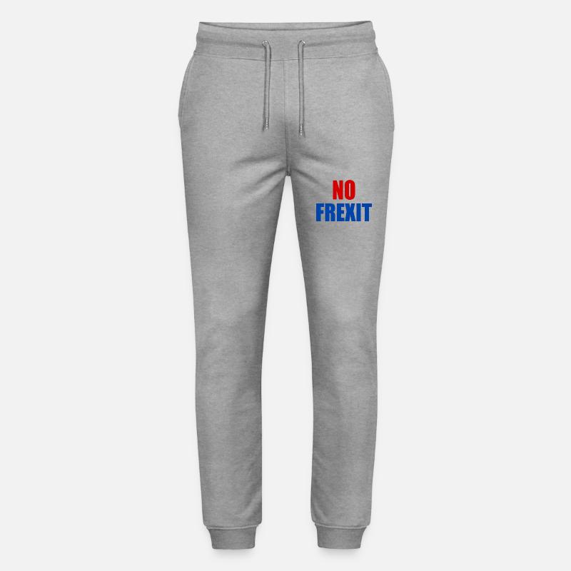 Kein Frexit - Stanley/Stella Unisex Bio Jogginghose Mover  - Grau meliert