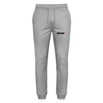 angleterre - Pantalon de jogging bio MOVER Stanley/Stella unisexe - gris chiné - Devant - Marisol (170cm) & Nik (191cm)