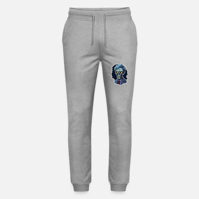 Halloween Zombie - Stanley/Stella Unisex Bio Jogginghose Mover  - Grau meliert