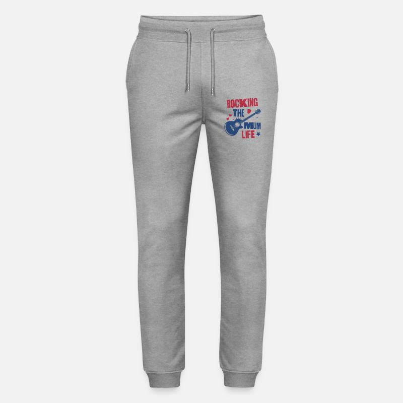Das Mama-Leben rocken - Stanley/Stella Unisex Bio Jogginghose Mover  - Grau meliert