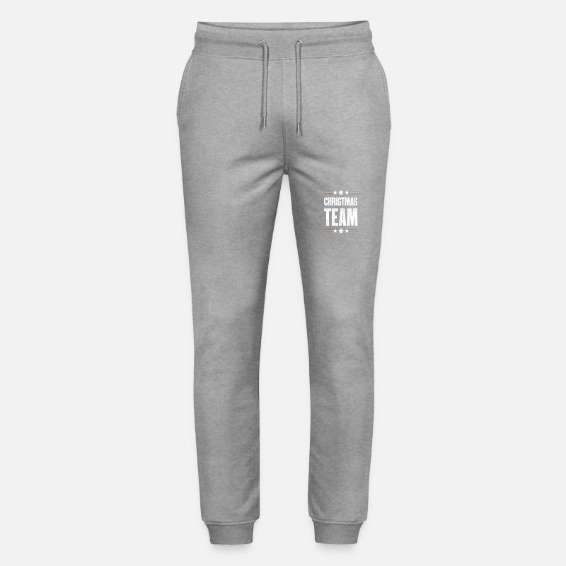 L’équipe de Noël - Pantalon de jogging bio MOVER Stanley/Stella unisexe - gris chiné