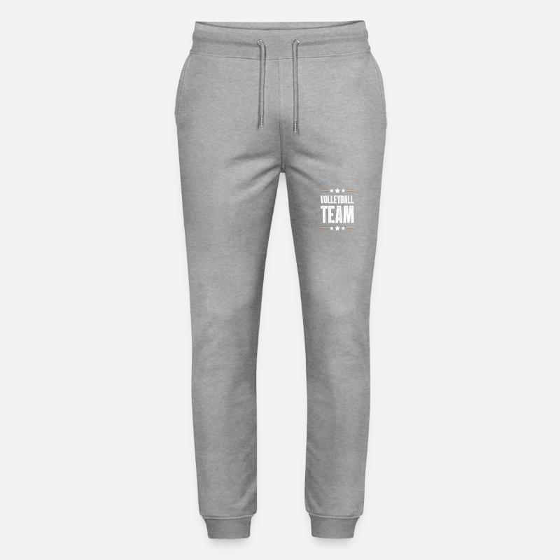 Équipe de volley-ball - Pantalon de jogging bio MOVER Stanley/Stella unisexe - gris chiné