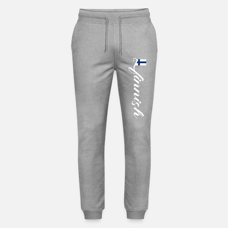 Finnland  - Stanley/Stella Unisex Bio Jogginghose Mover  - Grau meliert