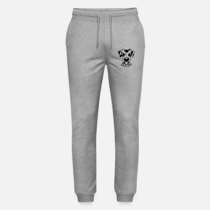 kleiner Dalmatiner - Stanley/Stella Unisex Bio Jogginghose Mover  - Grau meliert