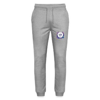 Bali 2024 - Pantalon de jogging bio MOVER Stanley/Stella unisexe - gris chiné - Devant - Marisol (170cm) & Nik (191cm)