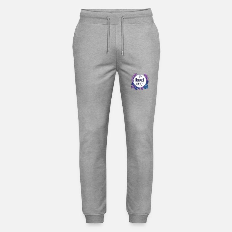 Lloret De Mar 2024 - Stanley/Stella Unisex Bio Jogginghose Mover  - Grau meliert