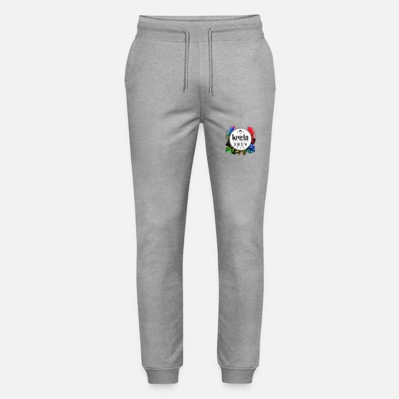 Kreta 2024 Bunt - Stanley/Stella Unisex Bio Jogginghose Mover  - Grau meliert
