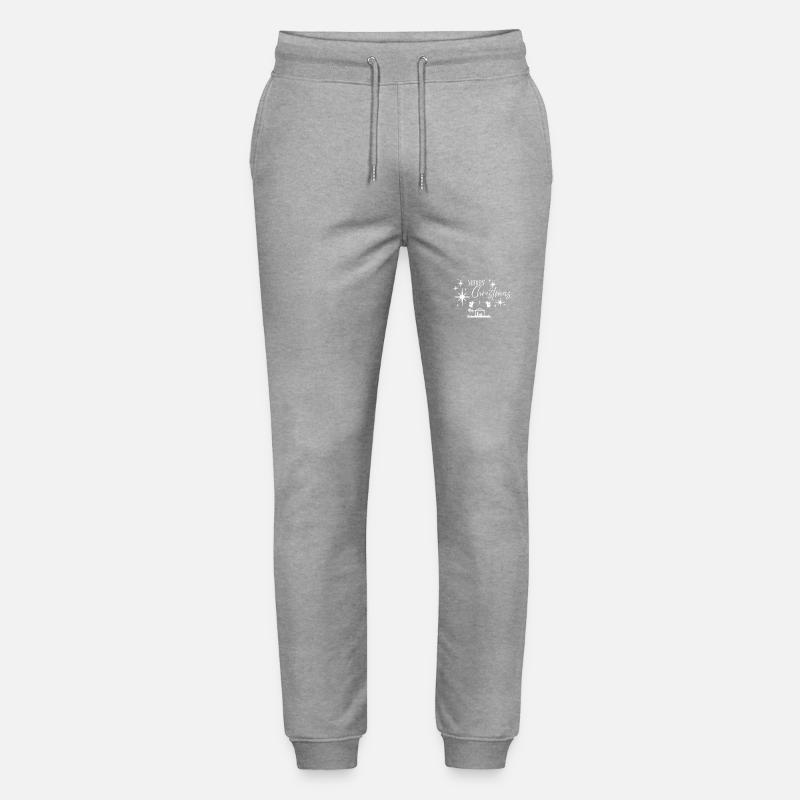 Frohe Weihnachten - Stanley/Stella Unisex Bio Jogginghose Mover  - Grau meliert