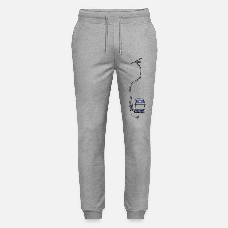 1er-Sessellift - Love Blau - Stanley/Stella Unisex Bio Jogginghose Mover  - Grau meliert