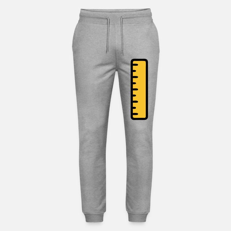 École de géométrie mathématique Ruler - Pantalon de jogging bio MOVER Stanley/Stella unisexe - gris chiné