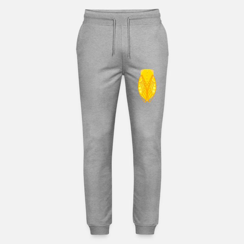 Gelbe Zikade - Stanley/Stella Unisex Bio Jogginghose Mover  - Grau meliert