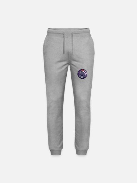 Nilpferd Weihnachten X-Mas - Stanley/Stella Unisex Bio Jogginghose Mover  - Grau meliert