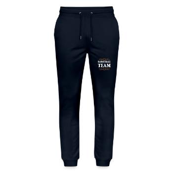 Équipe de basket-ball - Pantalon de jogging bio MOVER Stanley/Stella unisexe - marine - Devant - Marisol (170cm) & Nik (191cm)