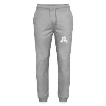 Alligator Boxer Boxen MMA Kampfsport - Stanley/Stella Unisex Bio Jogginghose Mover  - Grau meliert - Vorne - Marisol (170cm) & Nik (191cm)