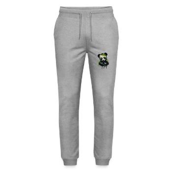 Toxic Panda - Stanley/Stella Unisex Bio Jogginghose Mover  - Grau meliert - Vorne - Marisol (170cm) & Nik (191cm)