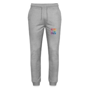 Mexiko Party Crew - Stanley/Stella Unisex Bio Jogginghose Mover  - Grau meliert - Vorne - Marisol (170cm) & Nik (191cm)