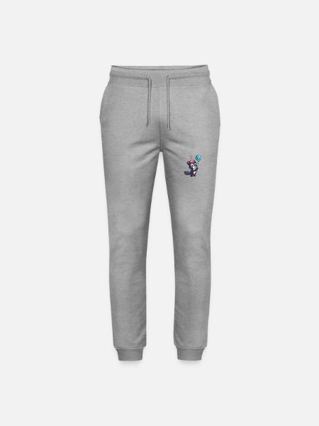 Skunk Anniversaire Bébé - Pantalon de jogging bio MOVER Stanley/Stella unisexe - gris chiné