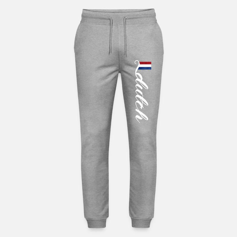 Pays-Bas Pays-Bas Pays-Bas - Pantalon de jogging bio MOVER Stanley/Stella unisexe - gris chiné
