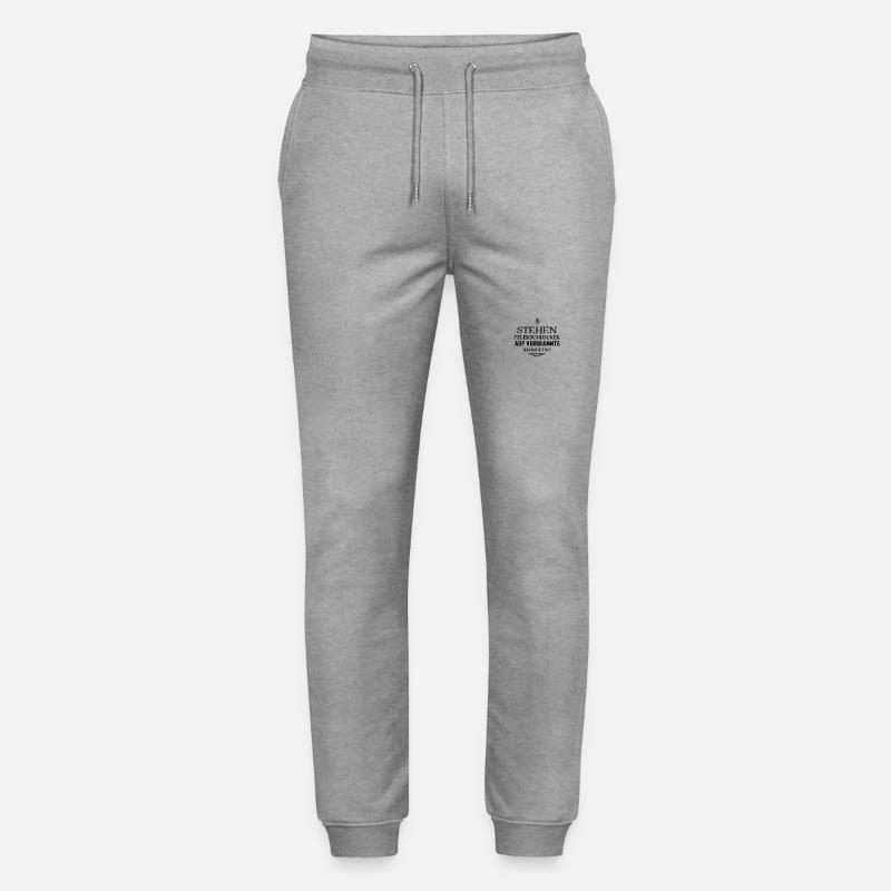 mögen Feuerschlucker verbrannte Mandeln? - Stanley/Stella Unisex Bio Jogginghose Mover  - Grau meliert