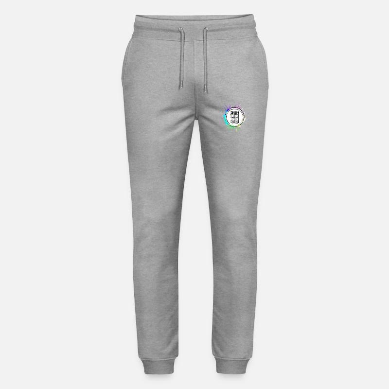 Juke-box Symbole de basse - Pantalon de jogging bio MOVER Stanley/Stella unisexe - gris chiné
