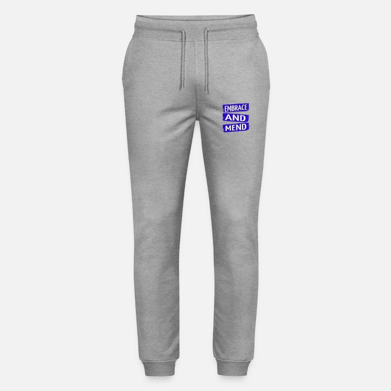 receiving support present idea - Stanley/Stella Mover Unisex Organic Jogging Trousers - heather grey