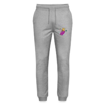 Boring - Stanley/Stella Mover Unisex Organic Jogging Trousers - heather grey - Front - Marisol (170cm) & Nik (191cm)