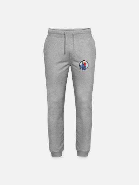 Rieser Grantler // Illustration - Stanley/Stella Mover Unisex Organic Jogging Trousers - heather grey