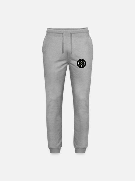 Crew Circle - Stanley/Stella Mover Unisex Organic Jogging Trousers - heather grey