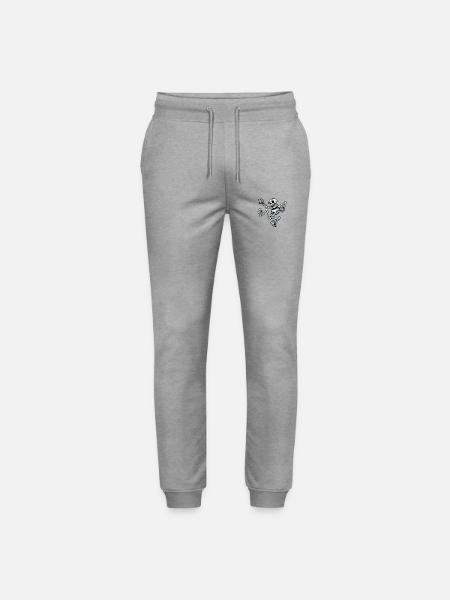 Skull Dancing - Stanley/Stella Unisex Bio Jogginghose Mover - Grau meliert