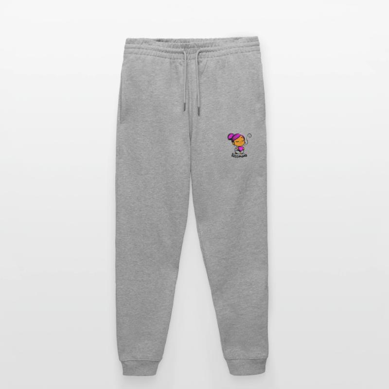 Tassmina enspannt mit einer Tasse Tee oder Kaffee Stanley/Stella Unisex Bio Jogginghose Mover 