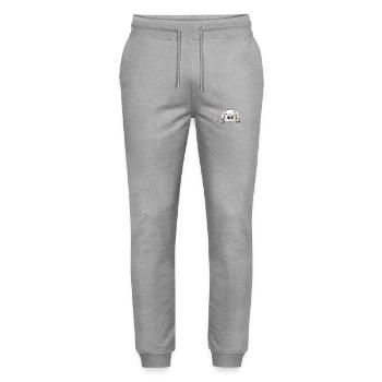 Schaf Comic - Stanley/Stella Unisex Bio Jogginghose Mover  - Grau meliert - Vorne - Marisol (170cm) & Nik (191cm)