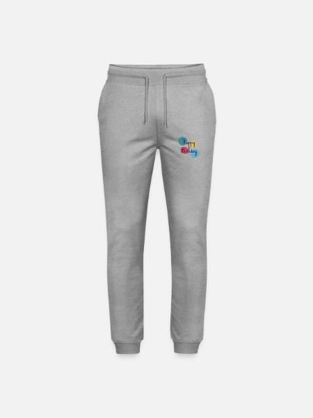 BIRTHDAY. HAPPY BIRTHDAY. HAPPY BIRTHDAY. - Stanley/Stella Mover Unisex Organic Jogging Trousers - heather grey