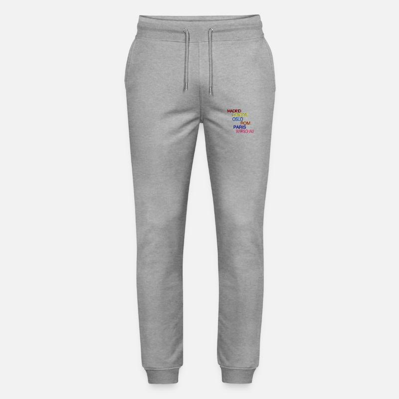 Cities - Stanley/Stella Unisex Bio Jogginghose Mover  - Grau meliert