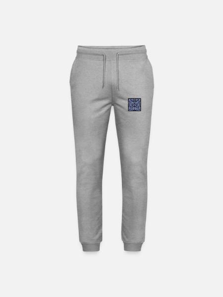 Abstract Illustration C series - Stanley/Stella Mover Unisex Organic Jogging Trousers - heather grey