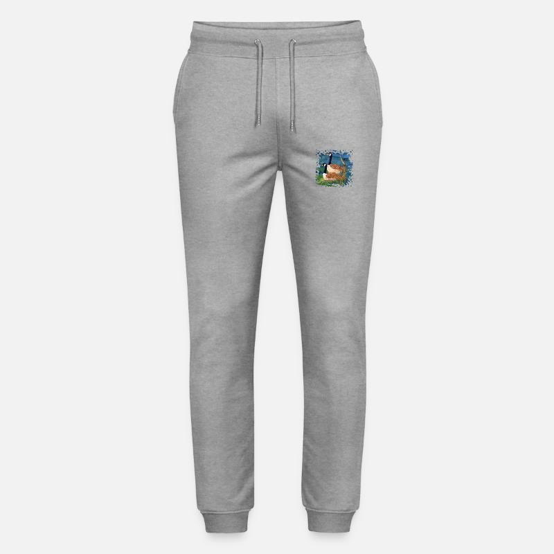 Vögel - Stanley/Stella Unisex Bio Jogginghose Mover  - Grau meliert