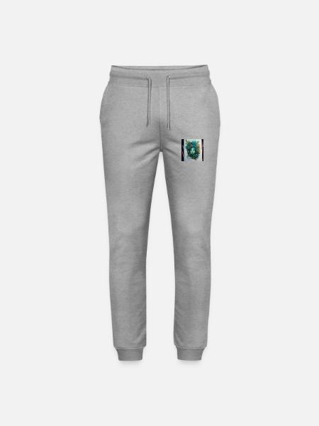 Botanical Goddess - Stanley/Stella Mover Unisex Organic Jogging Trousers - heather grey