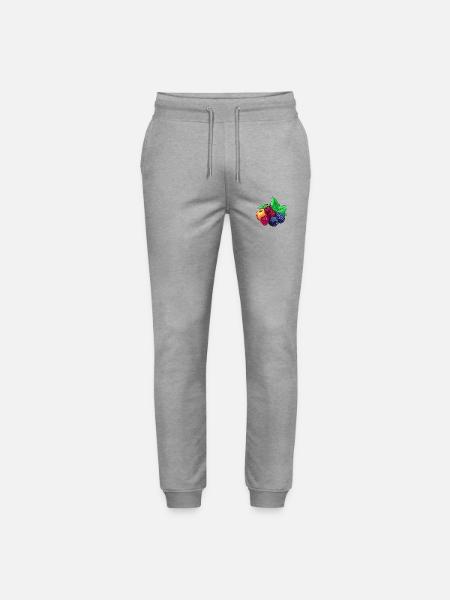 Framboises mûres et abricot - Pantalon de jogging bio MOVER Stanley/Stella unisexe - gris chiné