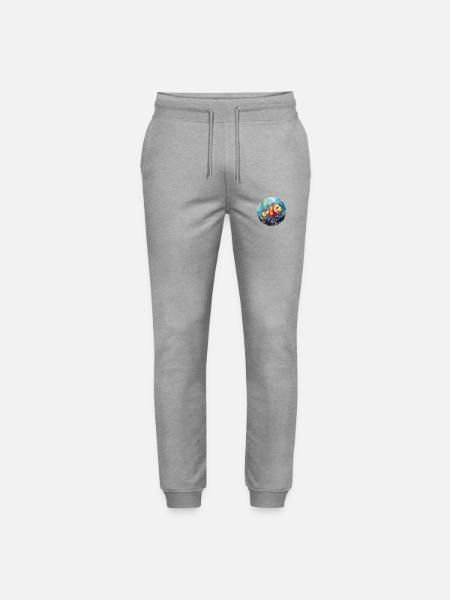 Poisson-clown - Pantalon de jogging bio MOVER Stanley/Stella unisexe - gris chiné