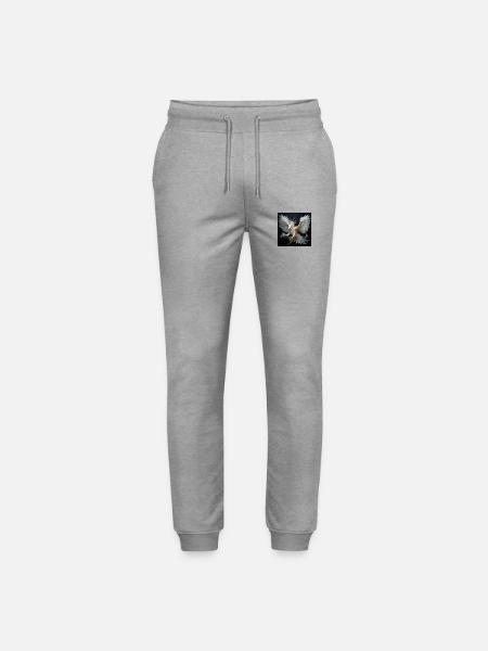White dragon - Stanley/Stella Unisex Bio Jogginghose Mover  - Grau meliert