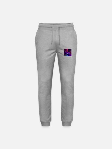Tuning Cars - Stanley/Stella Mover Unisex Organic Jogging Trousers - heather grey