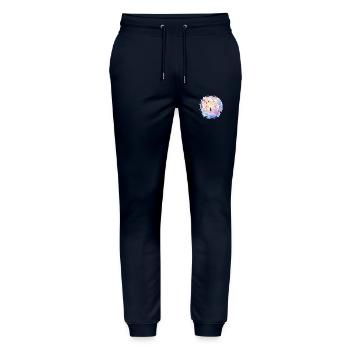 Traum-Mandala - Stanley/Stella Unisex Bio Jogginghose Mover  - Navy - Vorne - Marisol (170cm) & Nik (191cm)