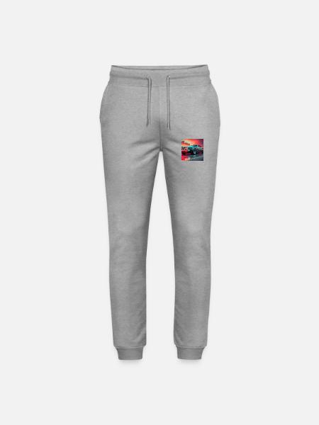 MuscelCar III - Stanley/Stella Unisex Bio Jogginghose Mover - Grau meliert